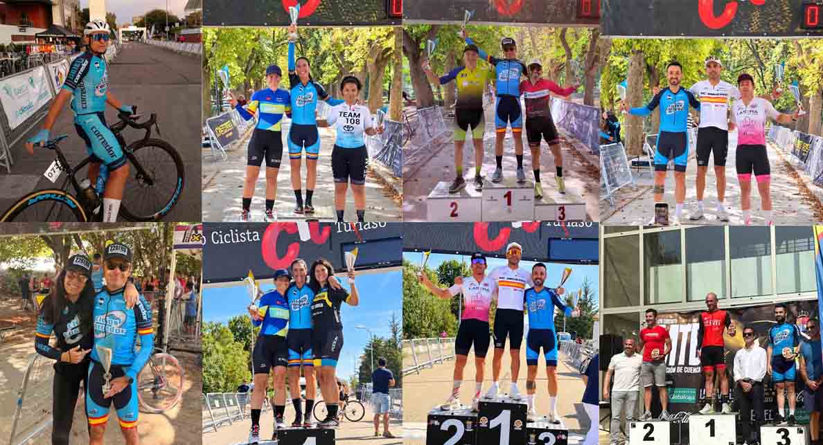 Lluvia de éxitos en ciclocross y BTT con un total de seis podios en tres carreras