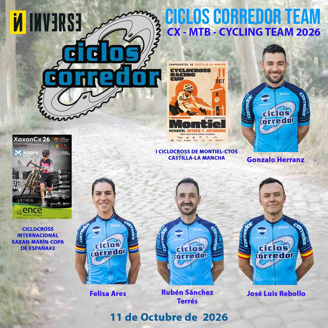 Dos nuevas citas importantes del ciclocross para el equipo en Marín y Montiel